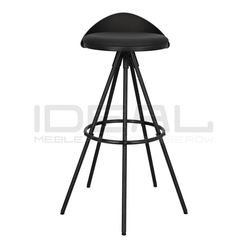 Krzesło barowe czarne MILA 65
