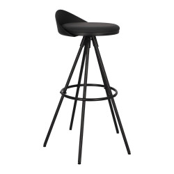 Krzesło barowe czarne MILA 65
