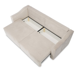 Sofa Double – rozkładana z 2 pojemnikami i funkcją spania