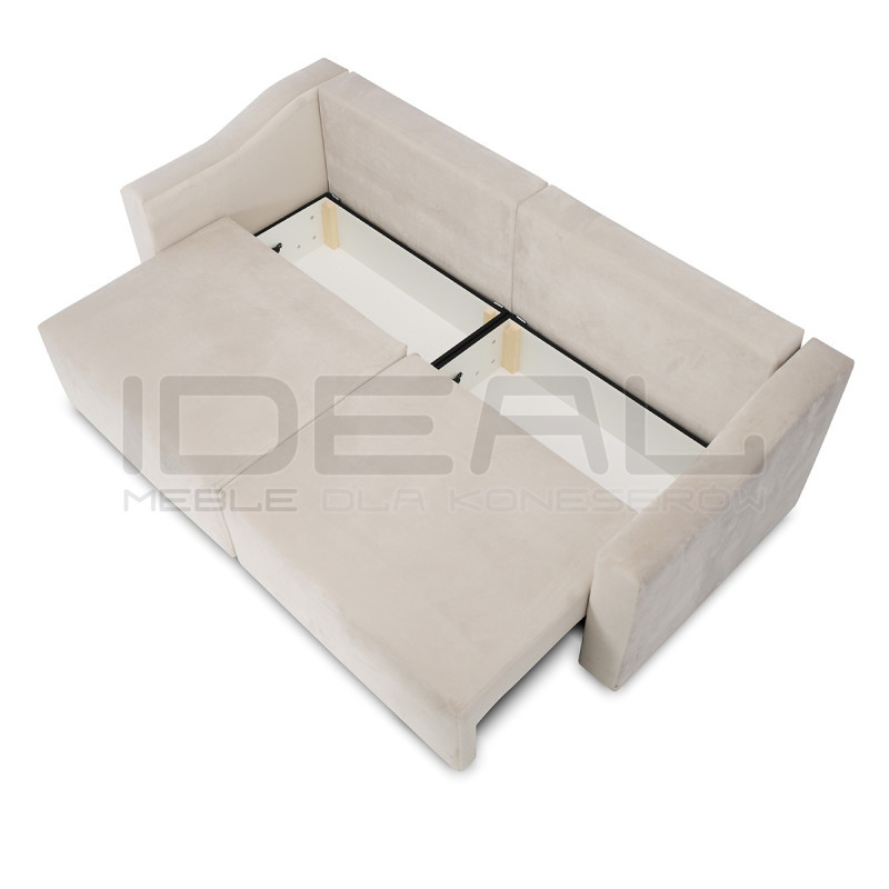 Sofa Double – rozkładana z 2 pojemnikami i funkcją spania