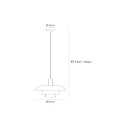 Lampa wisząca Uno – elegancki design PH5 do domu i lokalu