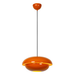 Lampa wisząca Martin – styl lat 80., metalowa, 40 cm