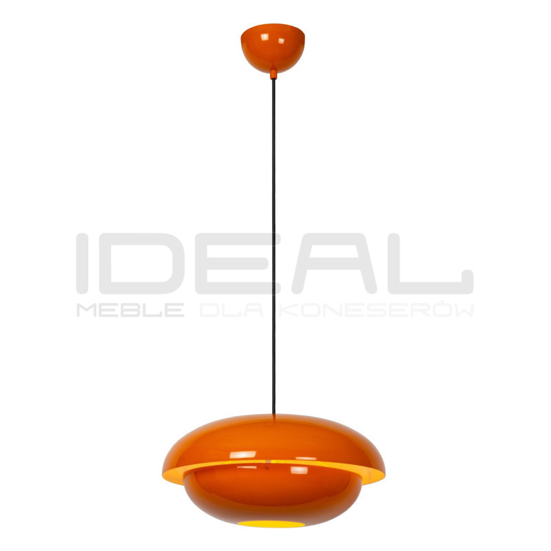 Lampa wisząca Martin – styl lat 80., metalowa, 40 cm