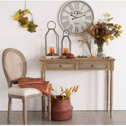 Krzesło boho Maria – rattanowa plecionka, naturalny styl do jadalni