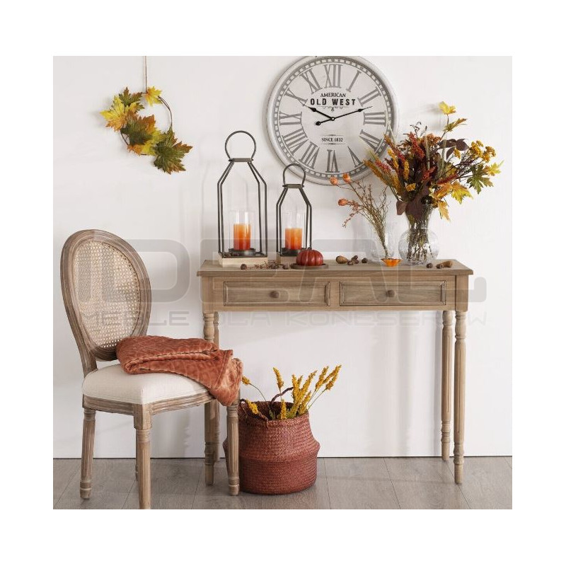 Krzesło boho Maria – rattanowa plecionka, naturalny styl do jadalni