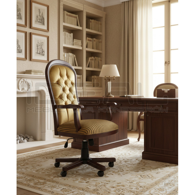 Stylowy fotel biurowy Warwick – elegancja, komfort