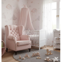 Fotel Chesterfield Uszak Old