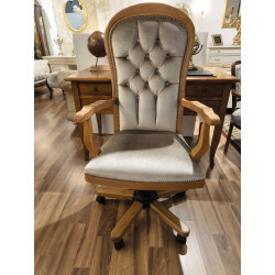 Fotel biurowy chesterfield Warwick plusz, welur, velvet | IdealMeble.pl