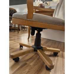 Fotel biurowy chesterfield Warwick plusz, welur, velvet | IdealMeble.pl