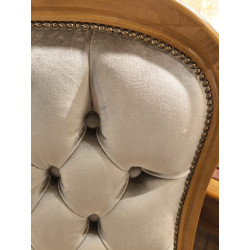 Fotel biurowy chesterfield Warwick plusz, welur, velvet | IdealMeble.pl