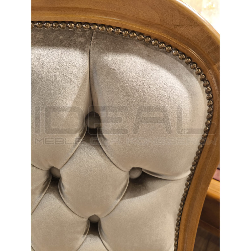 Fotel biurowy chesterfield Warwick plusz, welur, velvet | IdealMeble.pl