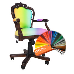 Wiktoriański fotel biurowy Banbury – elegancja, zdobienia