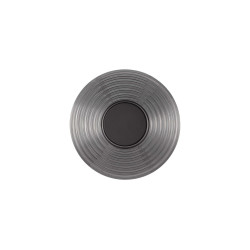 Szklany kinkiet okrągły Onsu czarny | IdealMeble.pl