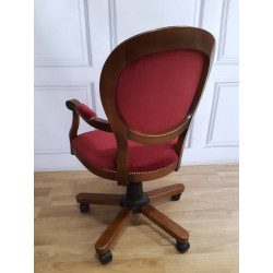 Krzesło biurowe styl kolonialny BIBURY – elegancja i komfort