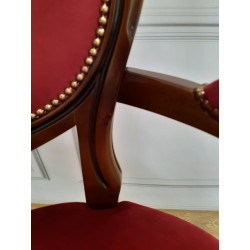 Krzesło biurowe styl kolonialny BIBURY – elegancja i komfort