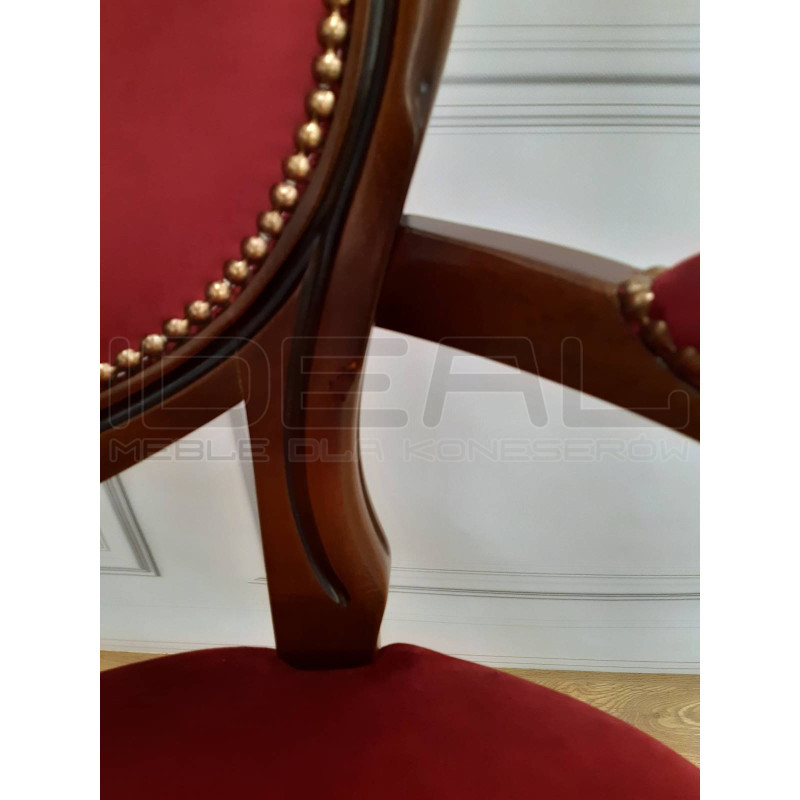 Krzesło biurowe styl kolonialny BIBURY – elegancja i komfort