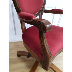Krzesło biurowe styl kolonialny BIBURY – elegancja i komfort