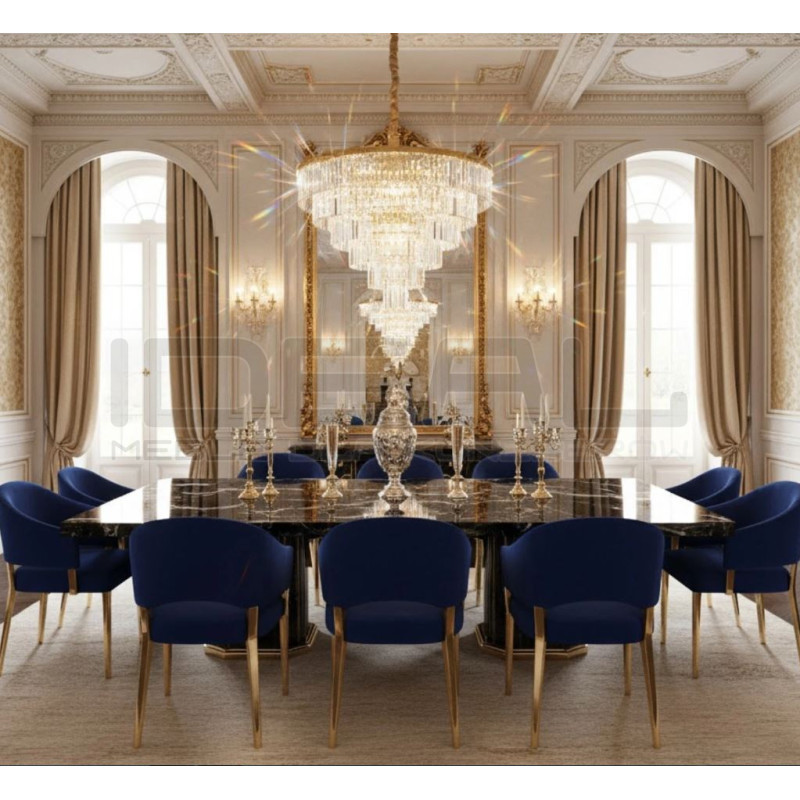 Lampa wisząca glamour SPLENDORE 100 ZŁOTA