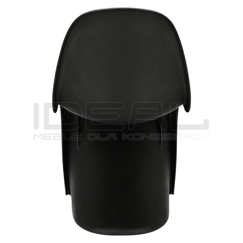 Krzesło designerskie Hover Jim czarne białe | IdealMeble.pl