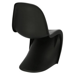 Krzesło designerskie Hover Jim czarne białe | IdealMeble.pl