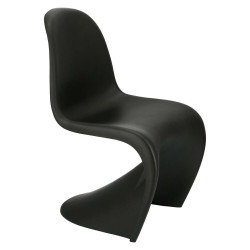 Krzesło designerskie Hover Jim czarne białe | IdealMeble.pl