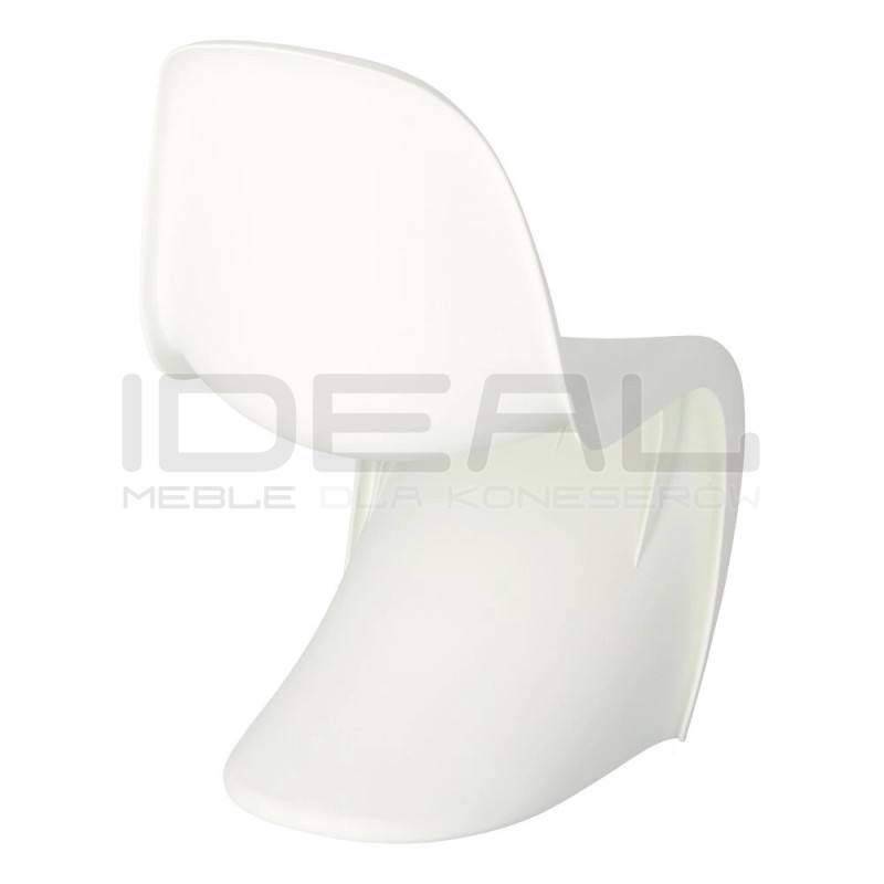 Krzesło designerskie Hover Jim czarne białe | IdealMeble.pl