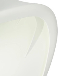 Krzesło designerskie Hover Jim czarne białe | IdealMeble.pl