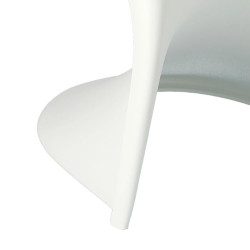 Krzesło designerskie Hover Jim czarne białe | IdealMeble.pl