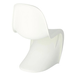 Krzesło designerskie Hover Jim czarne białe | IdealMeble.pl