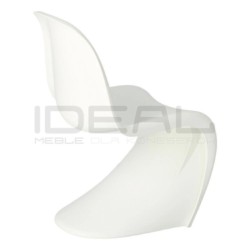 Krzesło designerskie Hover Jim czarne białe | IdealMeble.pl