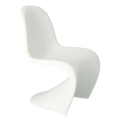 Krzesło designerskie Hover Jim czarne białe | IdealMeble.pl