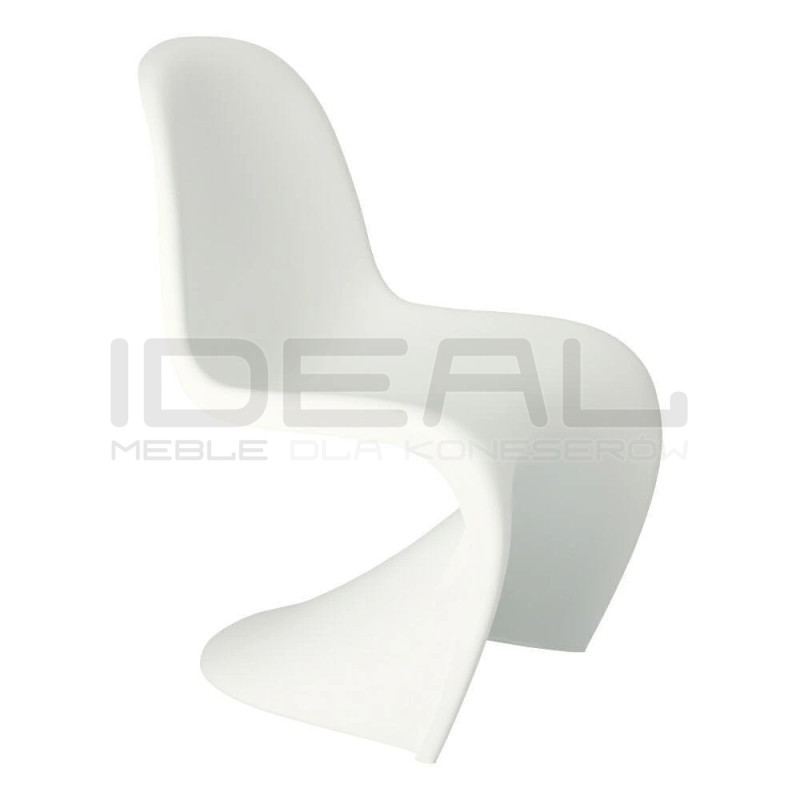 Krzesło designerskie Hover Jim czarne białe | IdealMeble.pl