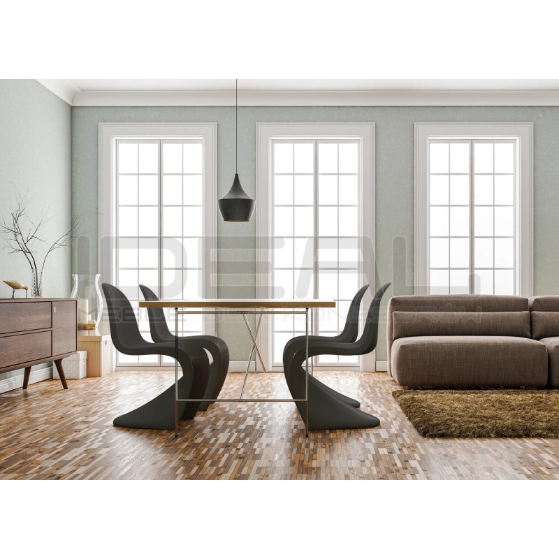 Krzesło kolorowe Hover Jim szare czerwone | IdealMeble.pl