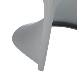 Krzesło kolorowe Hover Jim szare czerwone | IdealMeble.pl