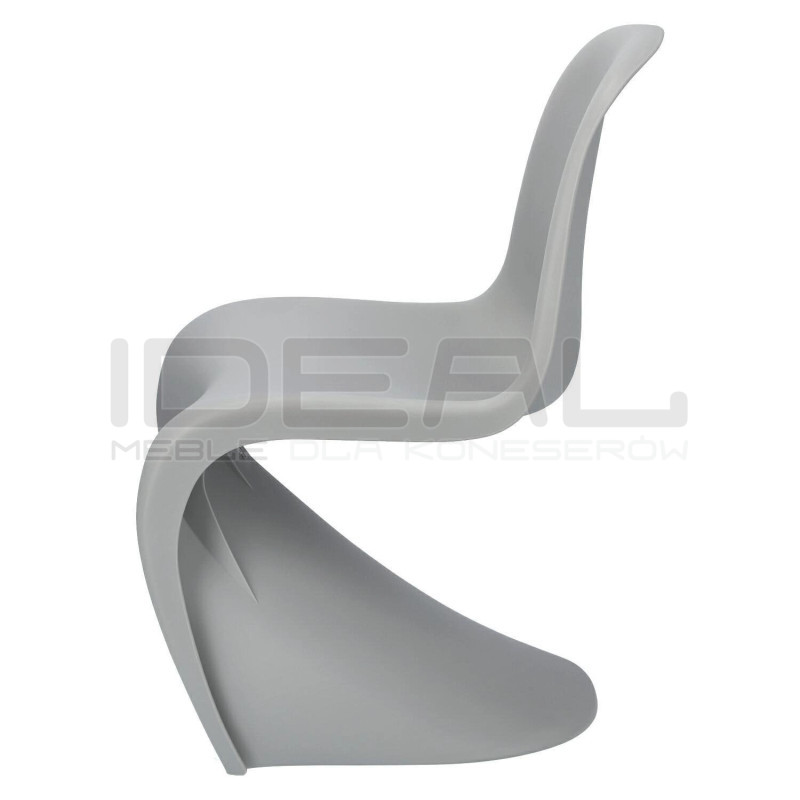 Krzesło kolorowe Hover Jim szare czerwone | IdealMeble.pl