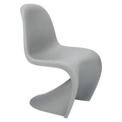 Krzesło kolorowe Hover Jim szare czerwone | IdealMeble.pl