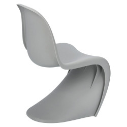 Krzesło kolorowe Hover Jim szare czerwone | IdealMeble.pl