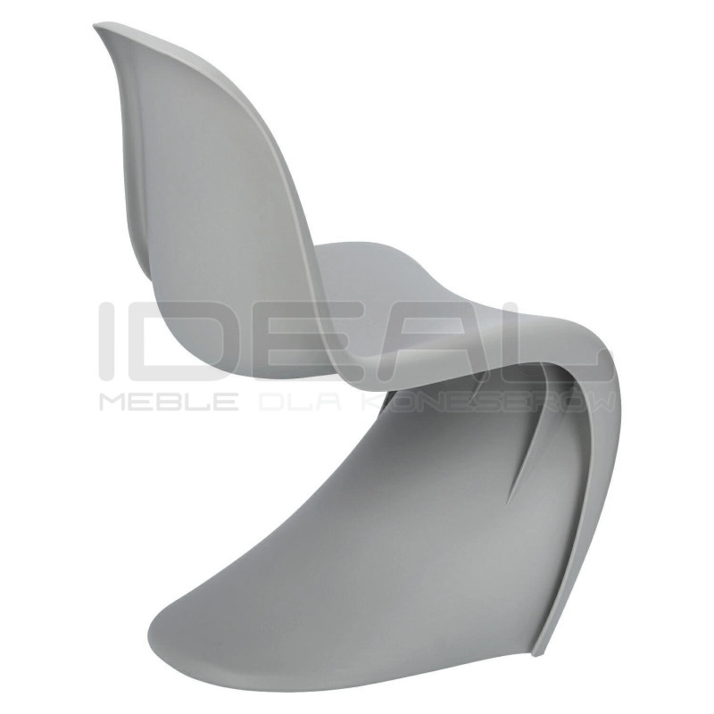 Krzesło kolorowe Hover Jim szare czerwone | IdealMeble.pl