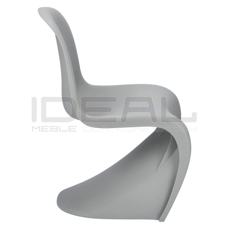 Krzesło kolorowe Hover Jim szare czerwone | IdealMeble.pl