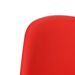 Krzesło kolorowe Hover Jim szare czerwone | IdealMeble.pl