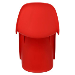 Krzesło kolorowe Hover Jim szare czerwone | IdealMeble.pl