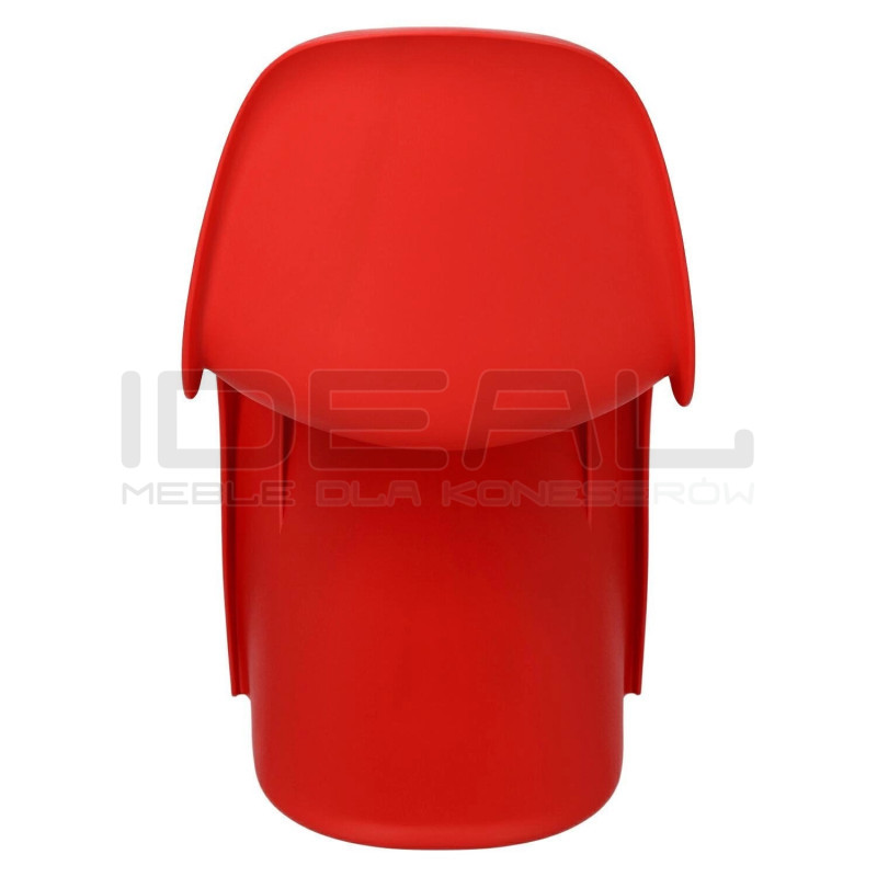 Krzesło kolorowe Hover Jim szare czerwone | IdealMeble.pl