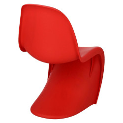 Krzesło kolorowe Hover Jim szare czerwone | IdealMeble.pl