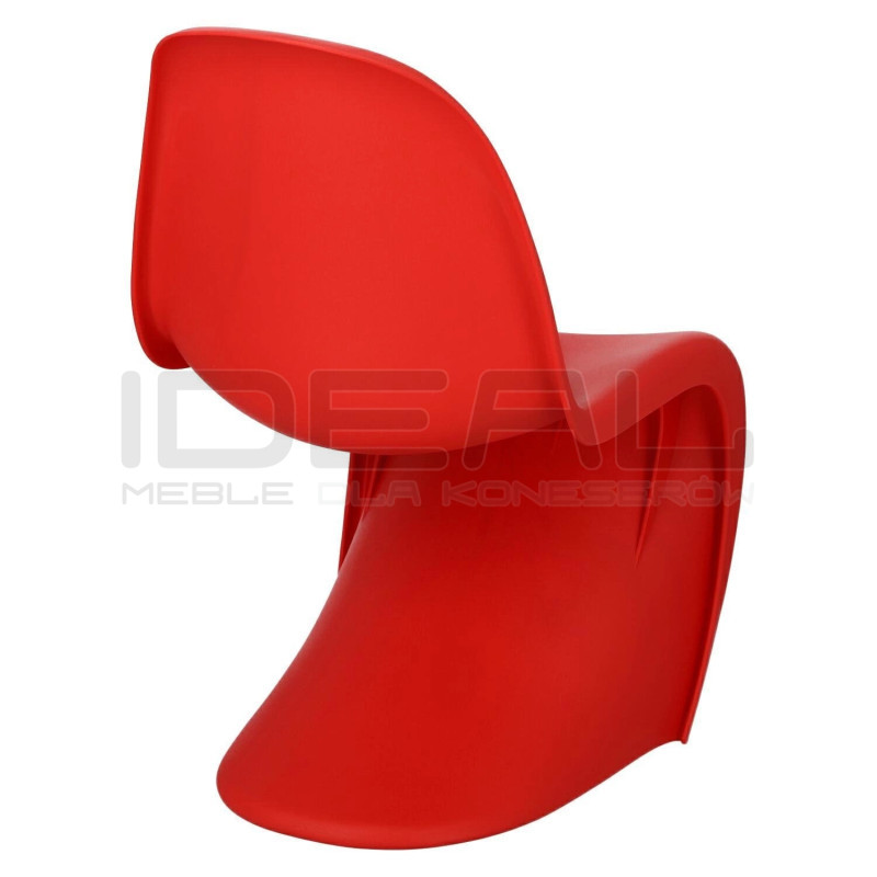 Krzesło kolorowe Hover Jim szare czerwone | IdealMeble.pl