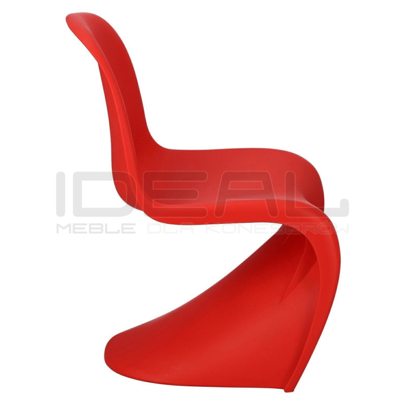 Krzesło kolorowe Hover Jim szare czerwone | IdealMeble.pl