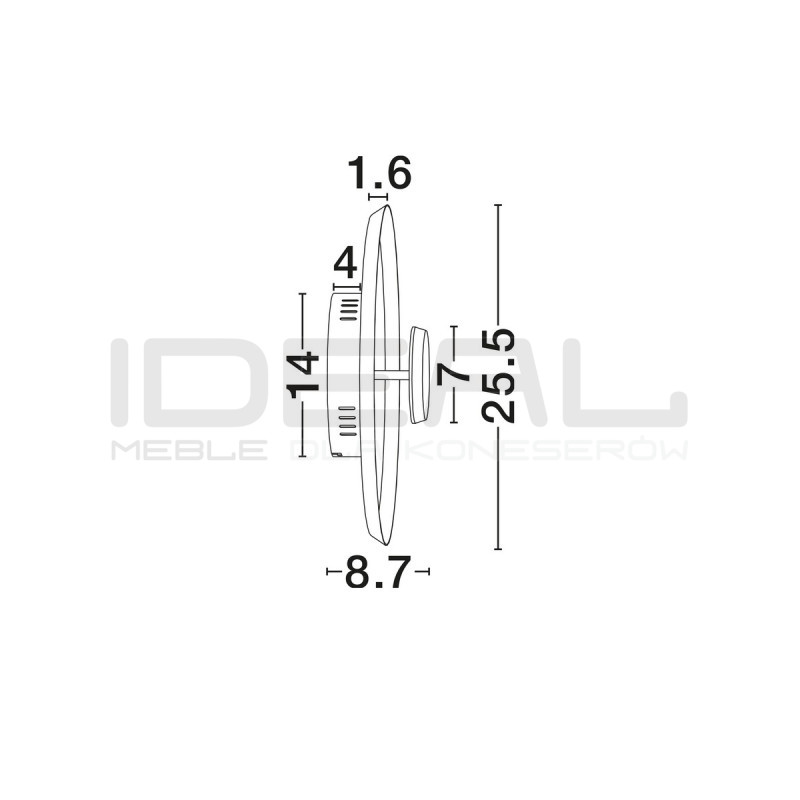 Kinkiet okrągły Satelita – nowoczesna lampa LED do domu