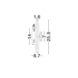 Kinkiet okrągły Satelita – nowoczesna lampa LED do domu