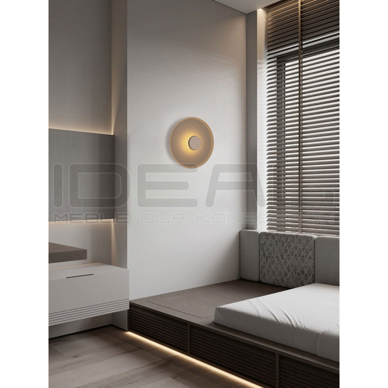 Kinkiet okrągły Satelita 35,5 cm – eleganckie światło