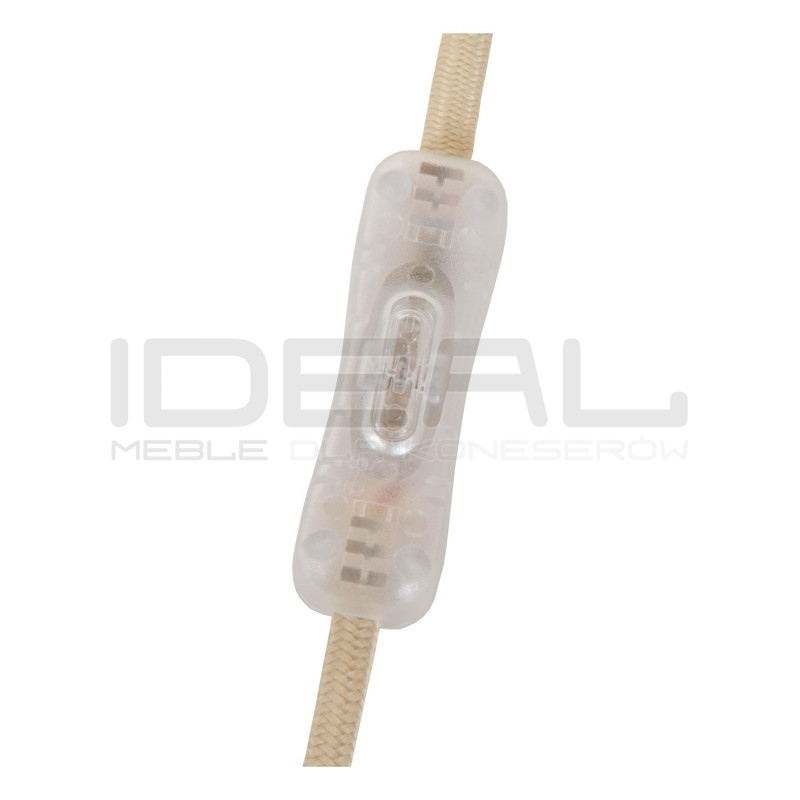 Lampa stołowa Grzybek – design lat 70/80 pomarańcz, beż, brąz