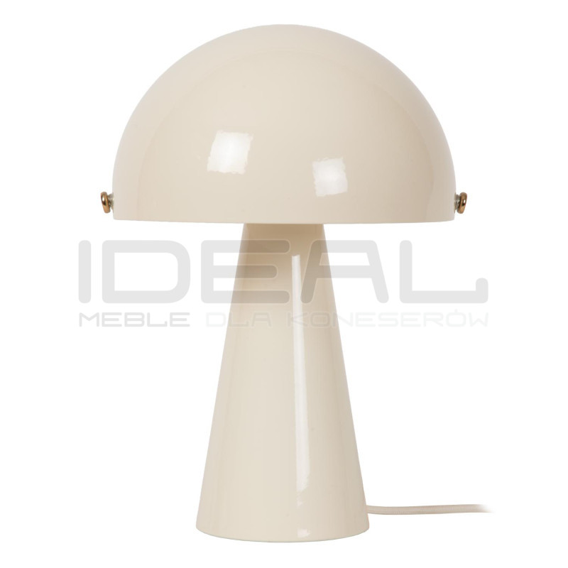 Lampa stołowa Grzybek – design lat 70/80 pomarańcz, beż, brąz